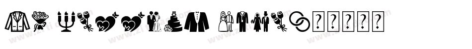 CK Wedding Rose字体转换